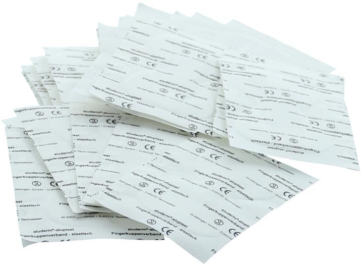 Nutritional values and ingredients Söhngen aluderm aluplast fingertip plaster elastic 4.3x7.2cm, single, 100 pcs. (100 x)