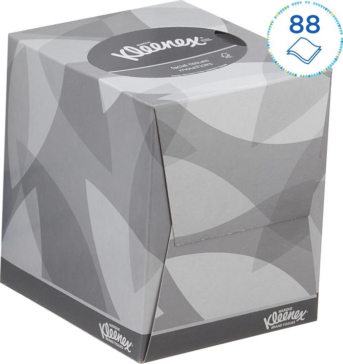 Produktbild Kimberly-Clark KLEENEX Facial Tissue Cube WhiteF1