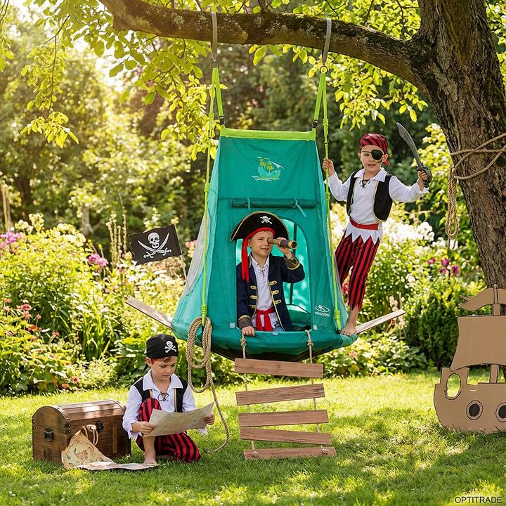 Actual product image Hudora Nest swing with Pirate 90 tent