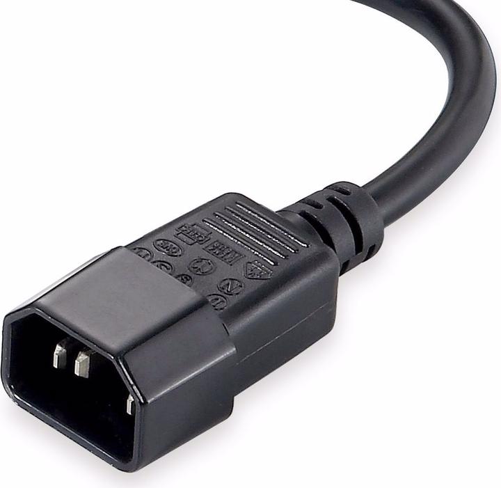 Actual product image equip Extension power cord 230V: 1.6 meter (1.60 m, C14)