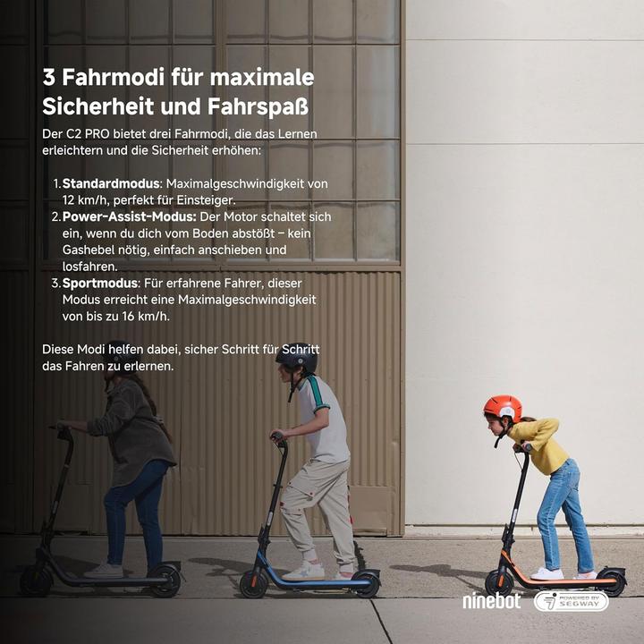 Produktbild Segway-Ninebot C2 Pro E (16 km/h, 17 km, 150 W)