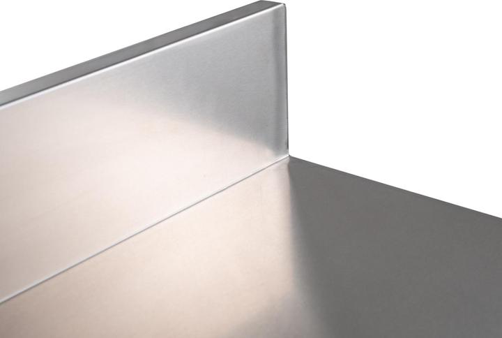 Actual product image Gastro Hero Stainless steel work table Basic with base and backsplash (160 cm, 60 cm)