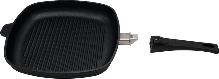 Image du produit Swiss Diamond XD + Induction Grill 28x28cm manche amovible (28 cm, Poêle à frire, Fonte d'aluminium)