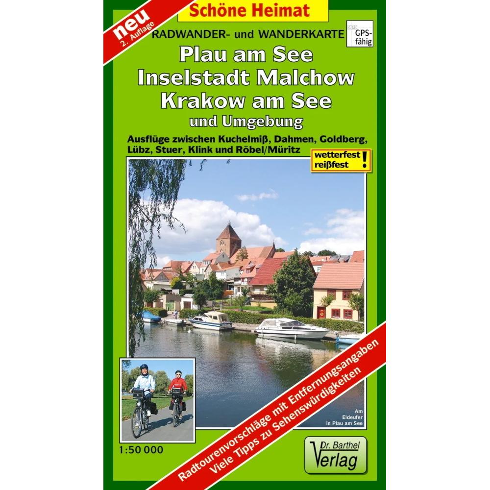 Doktor Barthel Karte Plau am See, Malchow, Krakow am See und Umgebung, Landkarte