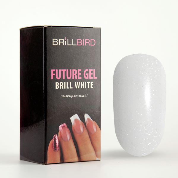 Produktbild BrillBird Future Gel Brill White - 30g (Brill White, Gel-Effekt Nagellack)
