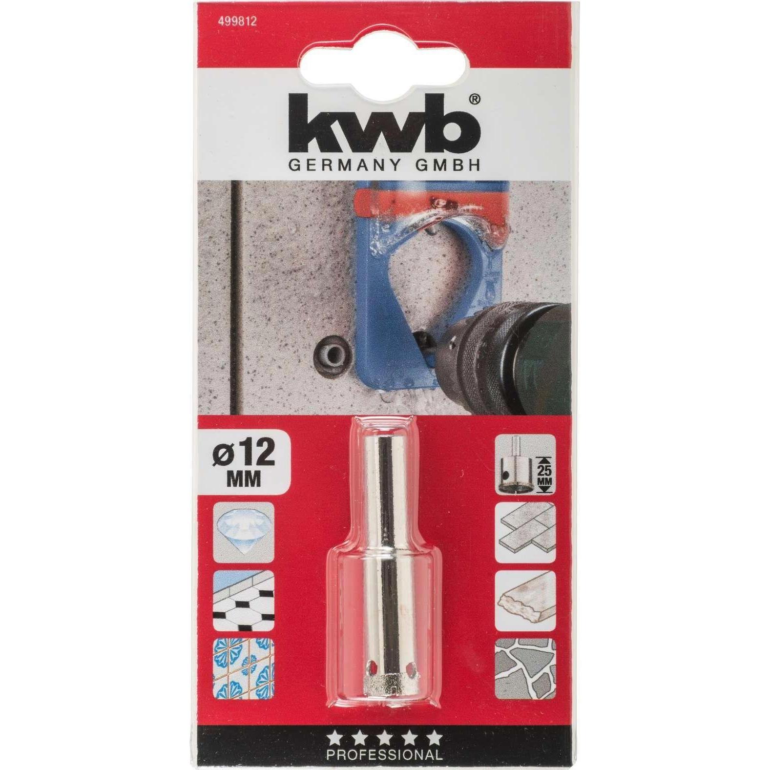 Thumbnail - kwb, Lochsäge, Diamant Lochsäge 12/25 Mm (12 mm)