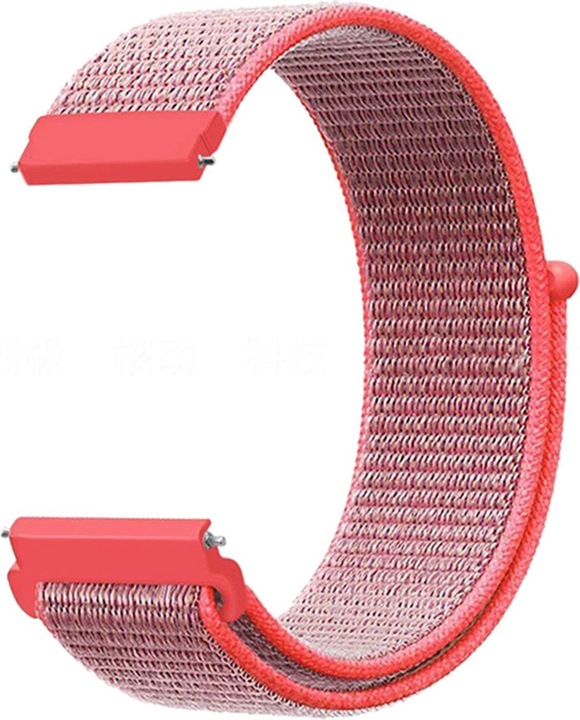 Actual product image Cadorabo Wristband for Samsung Galaxy Gear (22 mm, Nylon, Ticwatch Pro)