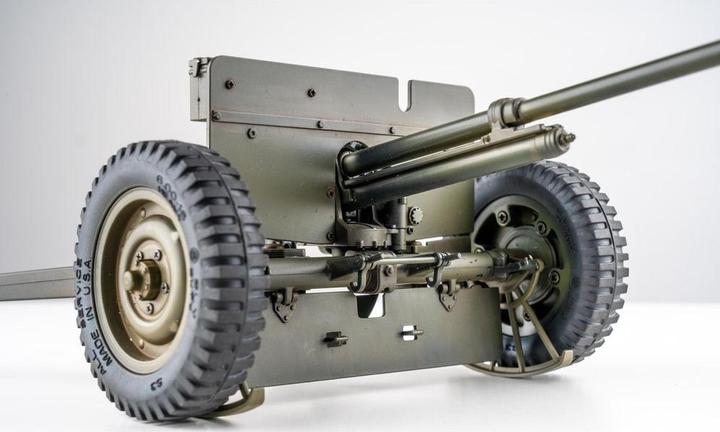 Immagine prodotto RocHobby Rimorchio Cannone anticarro M3 1:12 (RTR pronto all'uso)