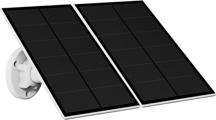 Produktbild Revolt 2er-Set Universal Solarpanel fÃ¼r Akku IP Kameras mit Micro USB Port (5 W, 0.29 kg)