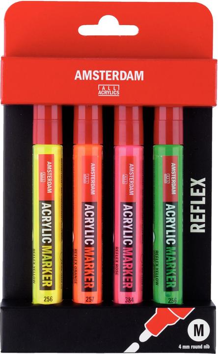 Amsterdam Acrylic marker reflex set 4 pieces (4 x)