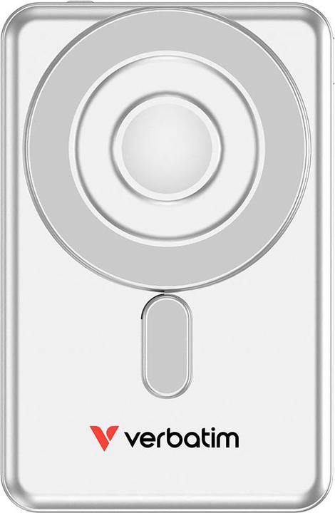 Image du produit Verbatim CnG 2C PB Wless 5000mAh Slvr (5000 mAh, 20 W, 35.80 Wh)