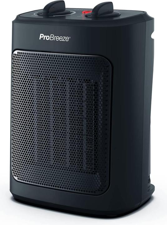 Image du produit Breeze Mini radiateur soufflant céramique 2000W noir (2000 W)