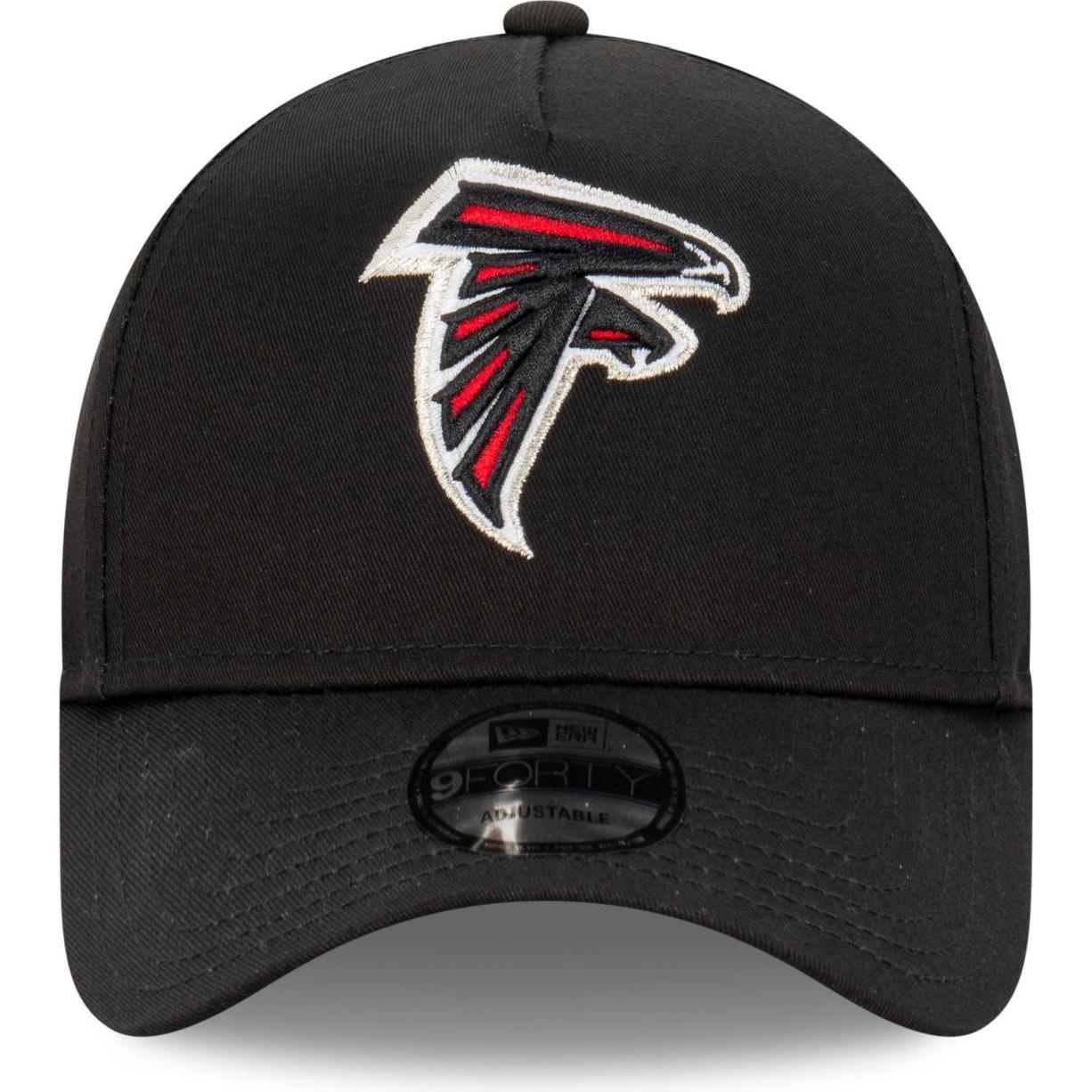 Thumbnail - New Era, Herren, Cap, 9Forty A-Frame Cap - NFL Atlanta Falcons schwarz, Schwarz, (One Size)