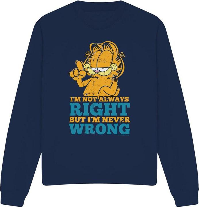 Immagine prodotto Garfield Never Wrong Felpa Adulto Unisex (L)