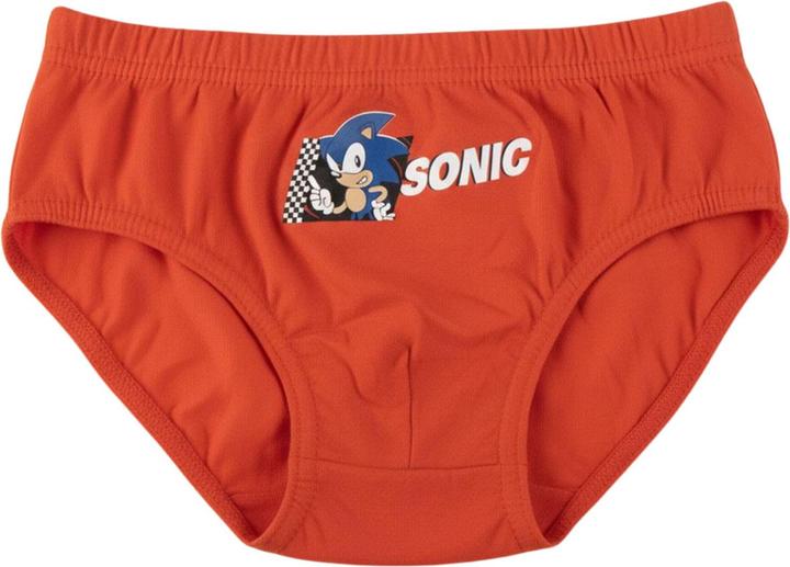 Actual product image Disney Jungen Unterwäsche-Set Single Jersey mit Kulturbeutel – Sonic (110, 5-pack)