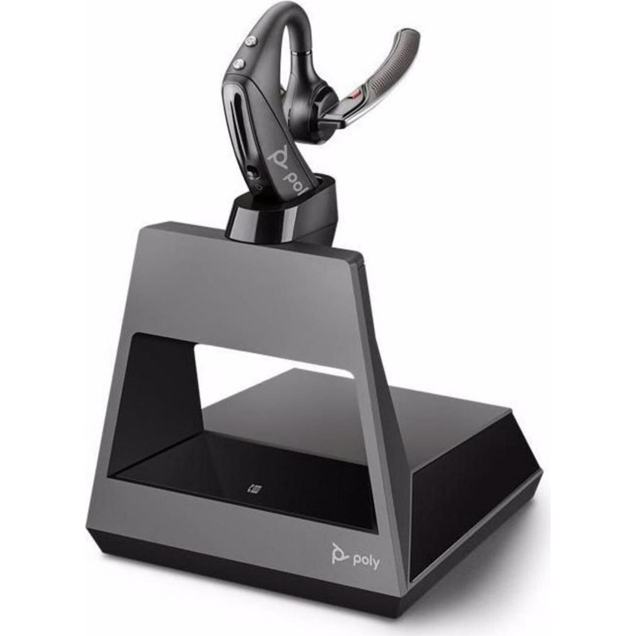 Poly Voyager 5200 (Kabellos, USB-A), Office Headset, Schwarz