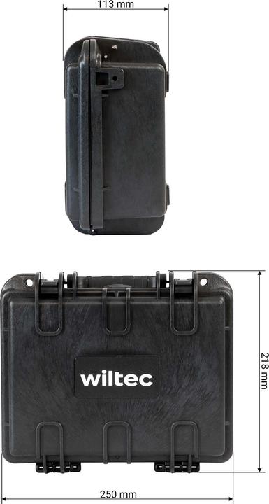 Produktbild Wiltec Universalkoffer 25x21,8x11,3cm wasserdicht Transportkoffer Schutzkoffer