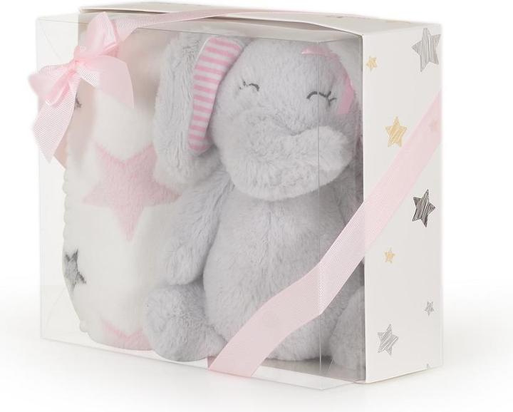 Actual product image Cangaroo Baby Blanket 90 x 75 cm Plush Animal (90 x 75 cm)