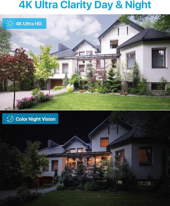 Actual product image Zosi 4K PoE Überwachungskamera Set mit Personenerkennung