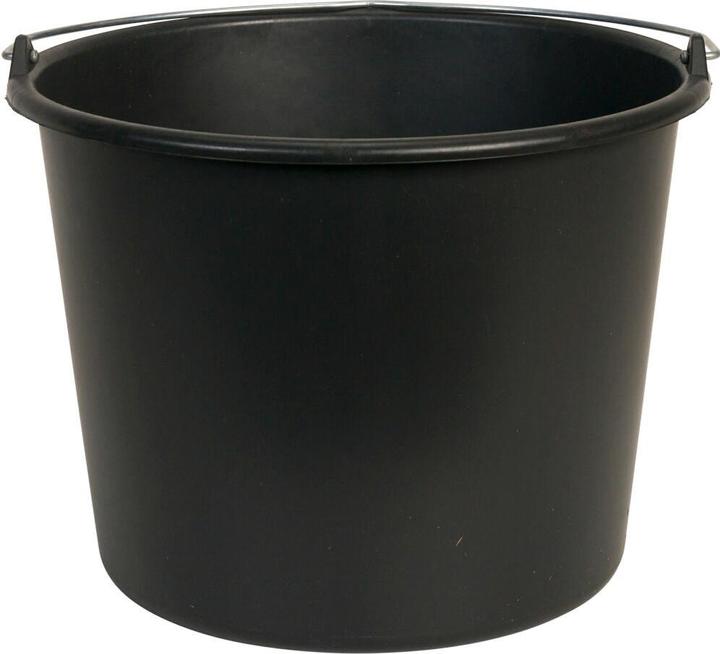 Produktbild Ironside Baueimer 12 L schwarz mit Literskala