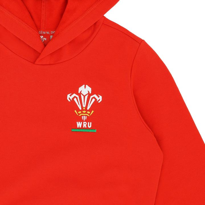 Produktbild Macron Kinder-Kapuzenpullover Pays de Galles Rugby XV Merch CA Groc