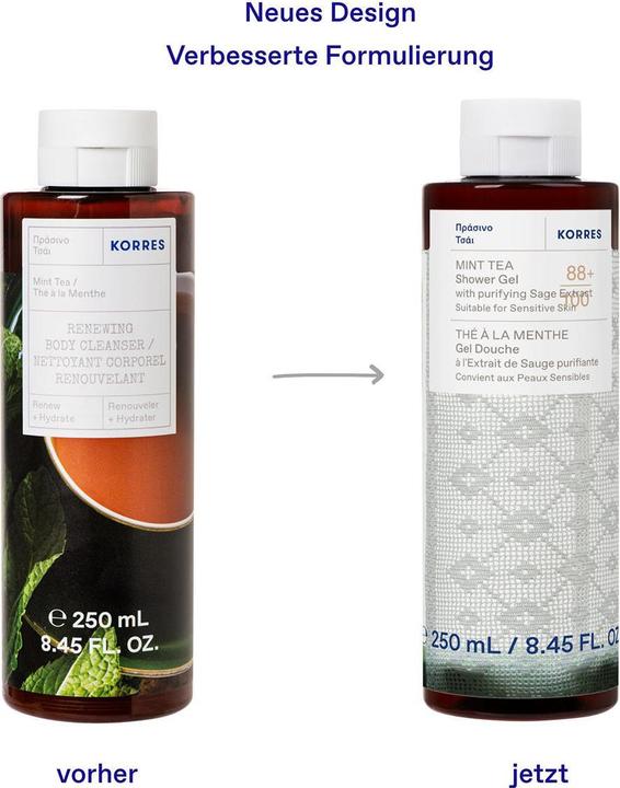 Produktbild Korres MINT TEA Duschgel (250 ml)