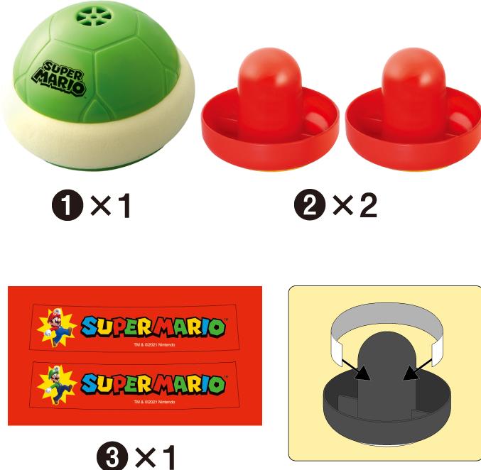 Image du produit Super Mario- Hover Hockey (1 - 2 Joueur)