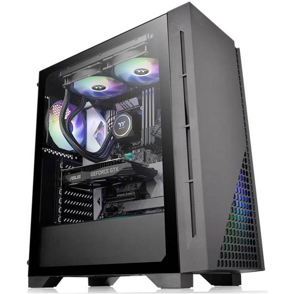 Thermaltake H330 (ATX, mATX, Mini-ITX), Case PC, Nero