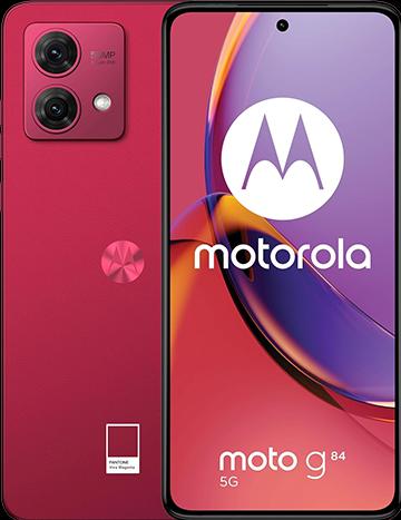Produktbild Motorola moto g84 (256 GB, Viva Magenta, 6.55", Hybrid Dual SIM, 5G)