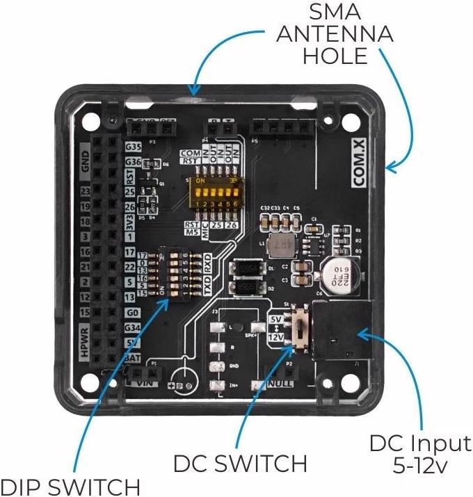 Produktbild M5Stack COM.GPS module (NEO-M8N) mit Antenne