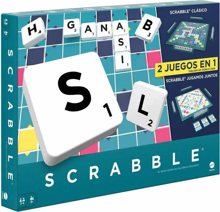 Actual product image Mattel Spanish Scrabble board game (Spanish, 1 - 4 Players)