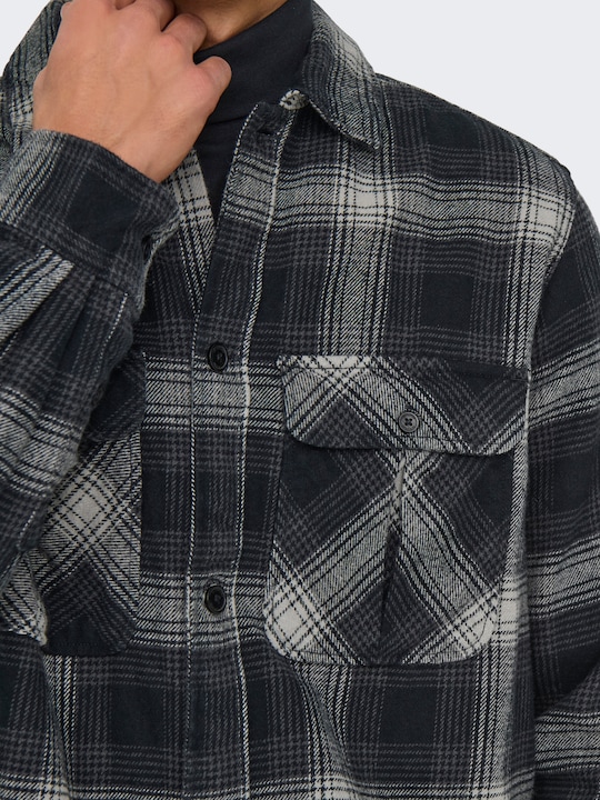 Produktbild Only & Sons Onscedric Life Check Overshirt Noos (L)