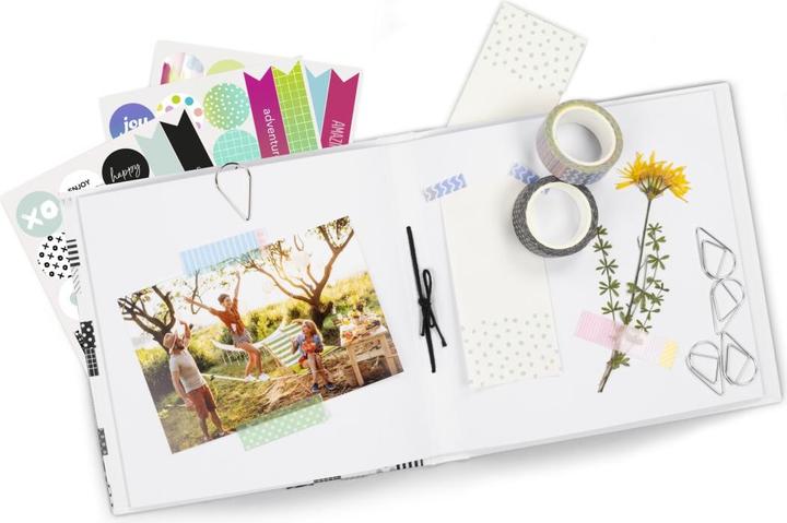 Image du produit Hama Kit créatif, Créez votre propre album avec des accessoires multiples, idée cadeau photo DIY (18 x 18 cm)