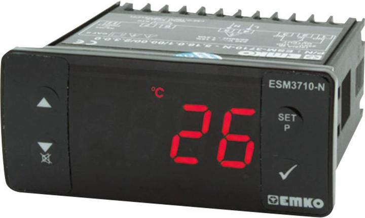 Emko Regolatore di temperatura ESM 3710 N Pt100 50 a 400 °C Relè 16 A (L x P H) 71 76 34,5 mm