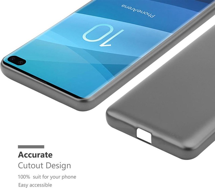 Produktbild Cadorabo TPU Matt Metallic Cover (Samsung Galaxy S10+)