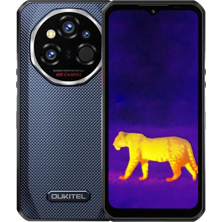 Oukitel Smartfon Smartphone WP55 Ultra Thermal 6.6" 16/512GB 11000mAh Gray (512 GB, Grigio, 6.60"), Smartphone, Grigio