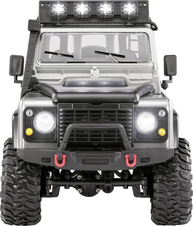 Actual product image Reely Silver Brushed 1:16 RC Beginner Model Car Electric Crawler Four Wheel Drive (4WD) RtR 2.4GHz I (RTR Ready-to-Run)