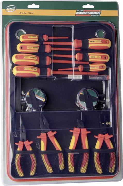 Immagine prodotto Mannesmann Set di cacciaviti+pinze VDE (14 pezzi)