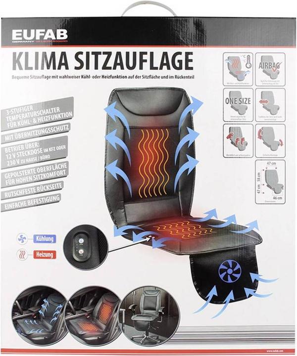 Produktbild Eufab Beheizbare Klima Sitzauflage