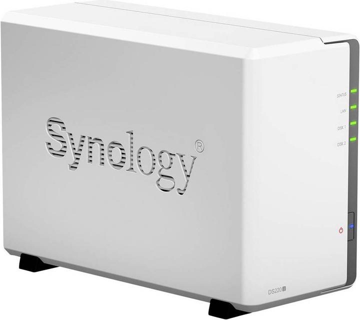 Produktbild Synology NAS Server DiskStation DS220j 8TB (2x4TB) Recertified (2 x 4 TB)