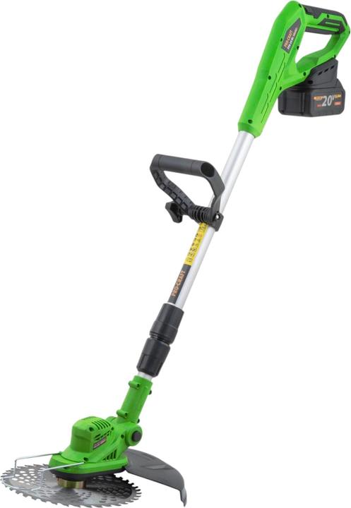 Produktbild Procraft PTA24 BL Akku Trimmer 20 V 150 mm + 1x Akku 3,0 Ah + Ladegerät (Metallschneideblatt, Trimmfaden)