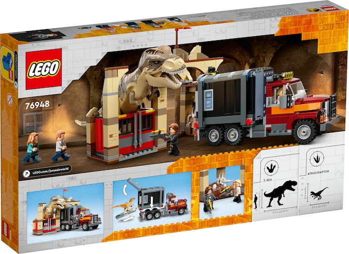 Immagine prodotto LEGO T. Rex e Atrociraptor: epidemia di dinosauri (76948, LEGO Jurassic World)