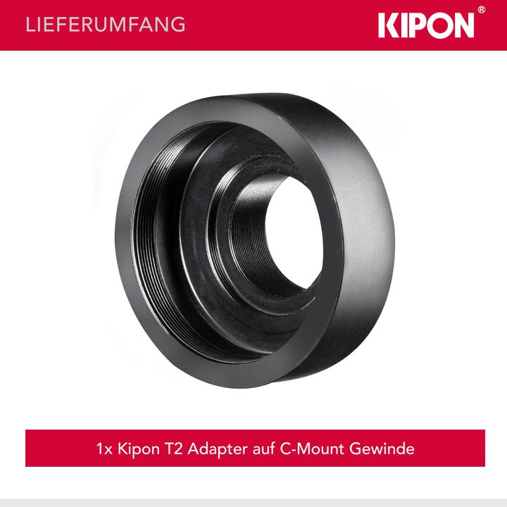 Produktbild Kipon Adapter T2 Objektiv an C Mount Kamera