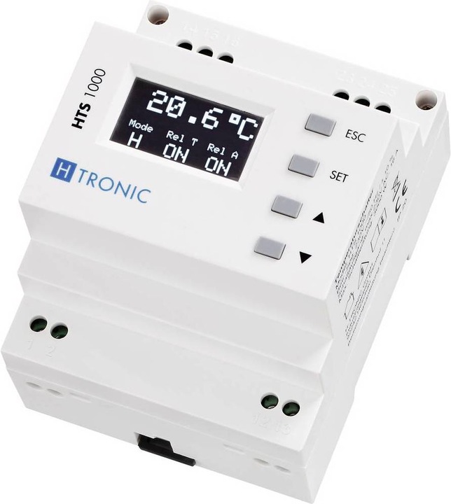 Actual product image H-Tronic H Tronic temperature switch top hat rail HTS 1000