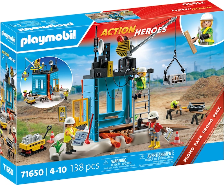 Actual product image Playmobil Building site (71650, Playmobil Action Heroes)