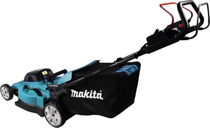 Actual product image Makita KOSIARKA 2x18V DLM539CT2 Z NAPĘDEM 53cm 2x5.0Ah (Rechargeable battery operated)