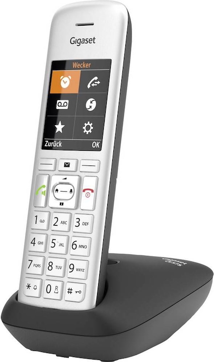 Actual product image Gigaset CE575 DECT Handset Silver-Black