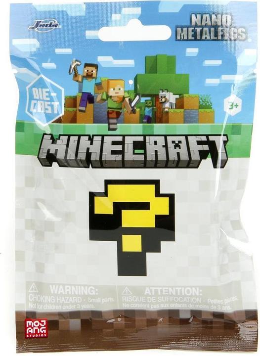 Produktbild Jada Minecraft Blind Pack Nanofigs, 12-sort.