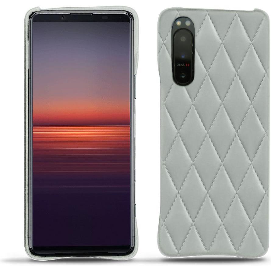 Noreve Lederschutzhülle (Sony Xperia 5 II), Smartphone Hülle, Grau