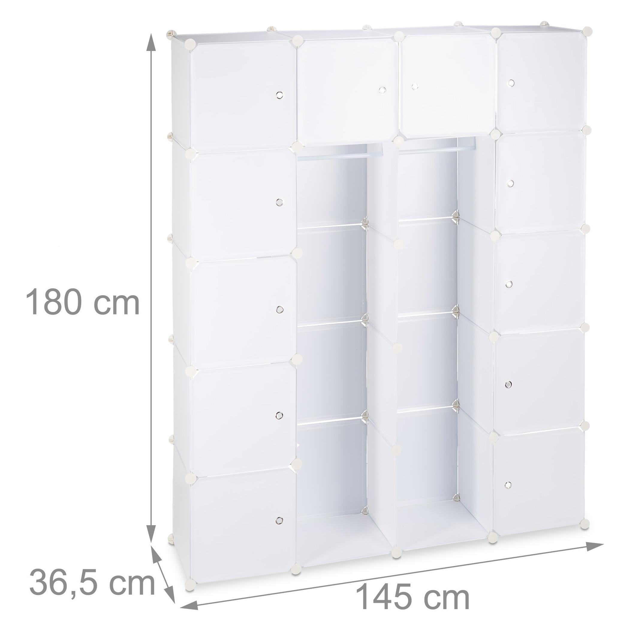 Relaxdays, Armoire, Système de connexion (145 x 36.50 x 180 cm)